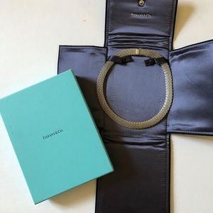 Tiffany sterling silver choker necklace